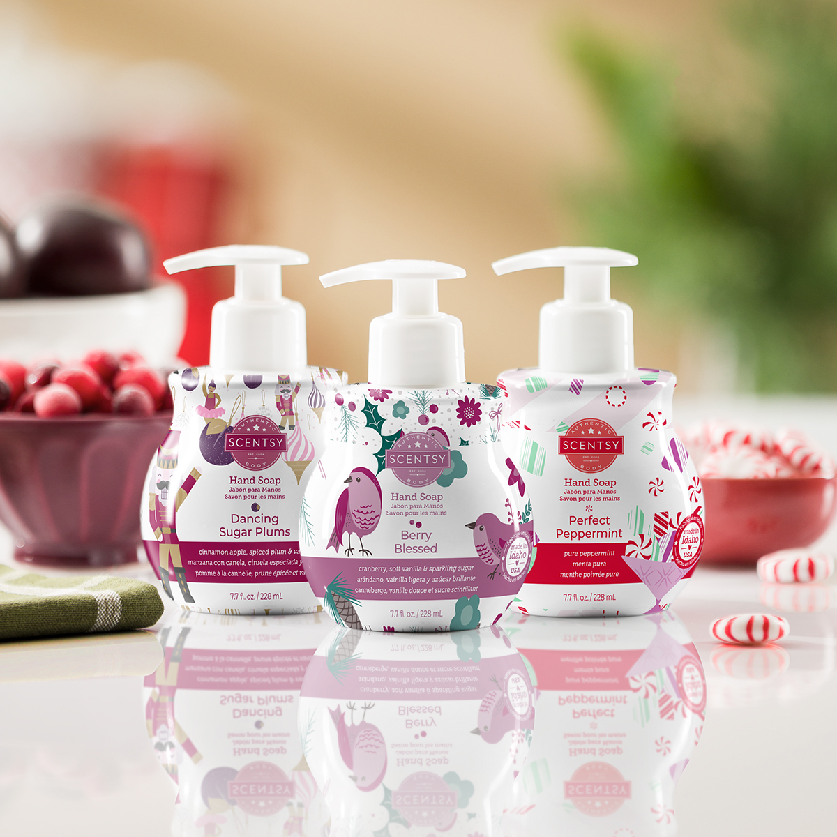 Holiday Collection hand soap scentsy