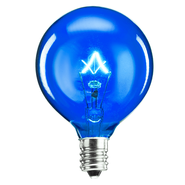 blue 25 watt lightbulb for scentsy warmers
