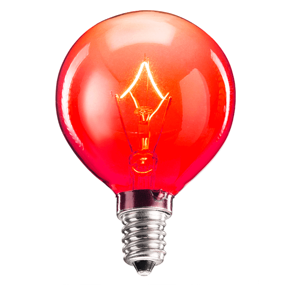 red 25 watt light bulb for scentsy warmers